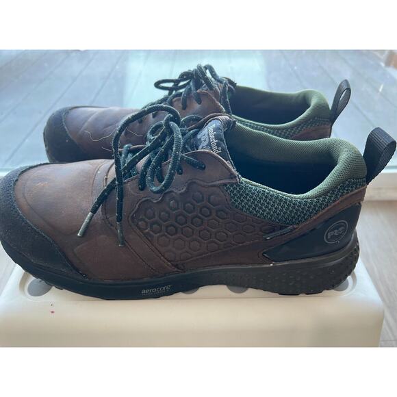 TIMBERLAND pro Shoes Mens Size 11 M Reaxion Aerocore Safety Toe WATERPROOF A21PN - Picture 2 of 10